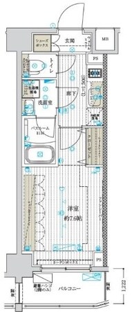 南砂町駅 徒歩10分 6階の物件間取画像